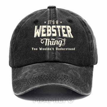 Webster Thing Washed Baseball Cap