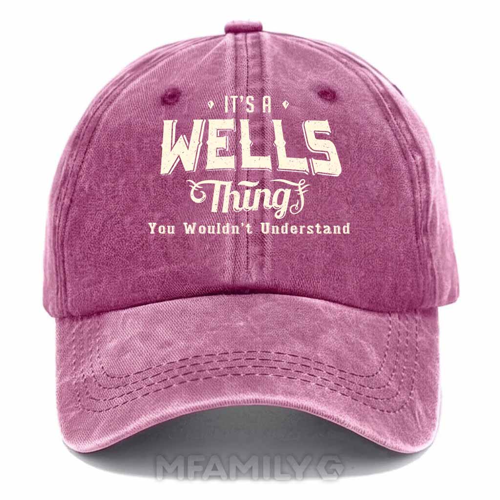 Wells Thing Washed Baseball Cap