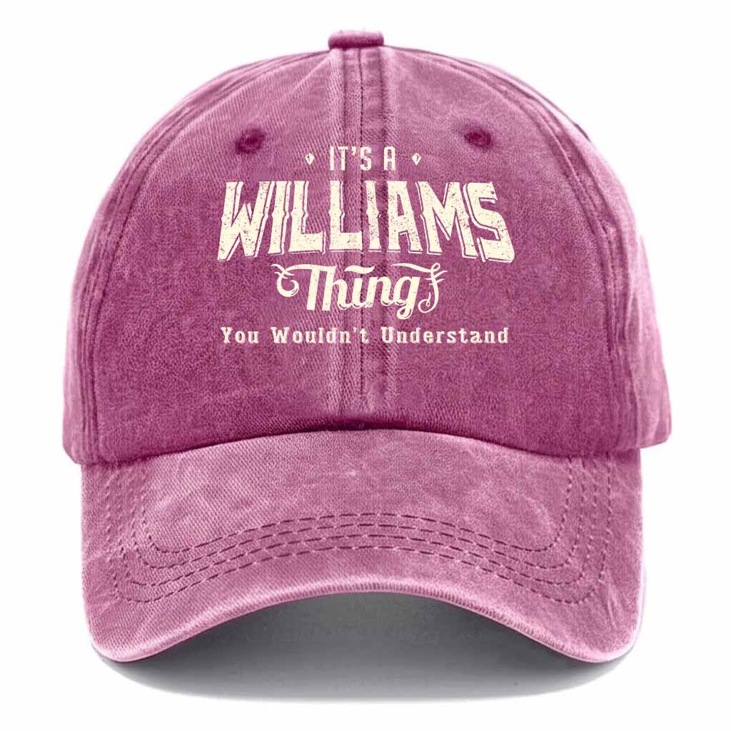 Williams Thing Washed Baseball Cap