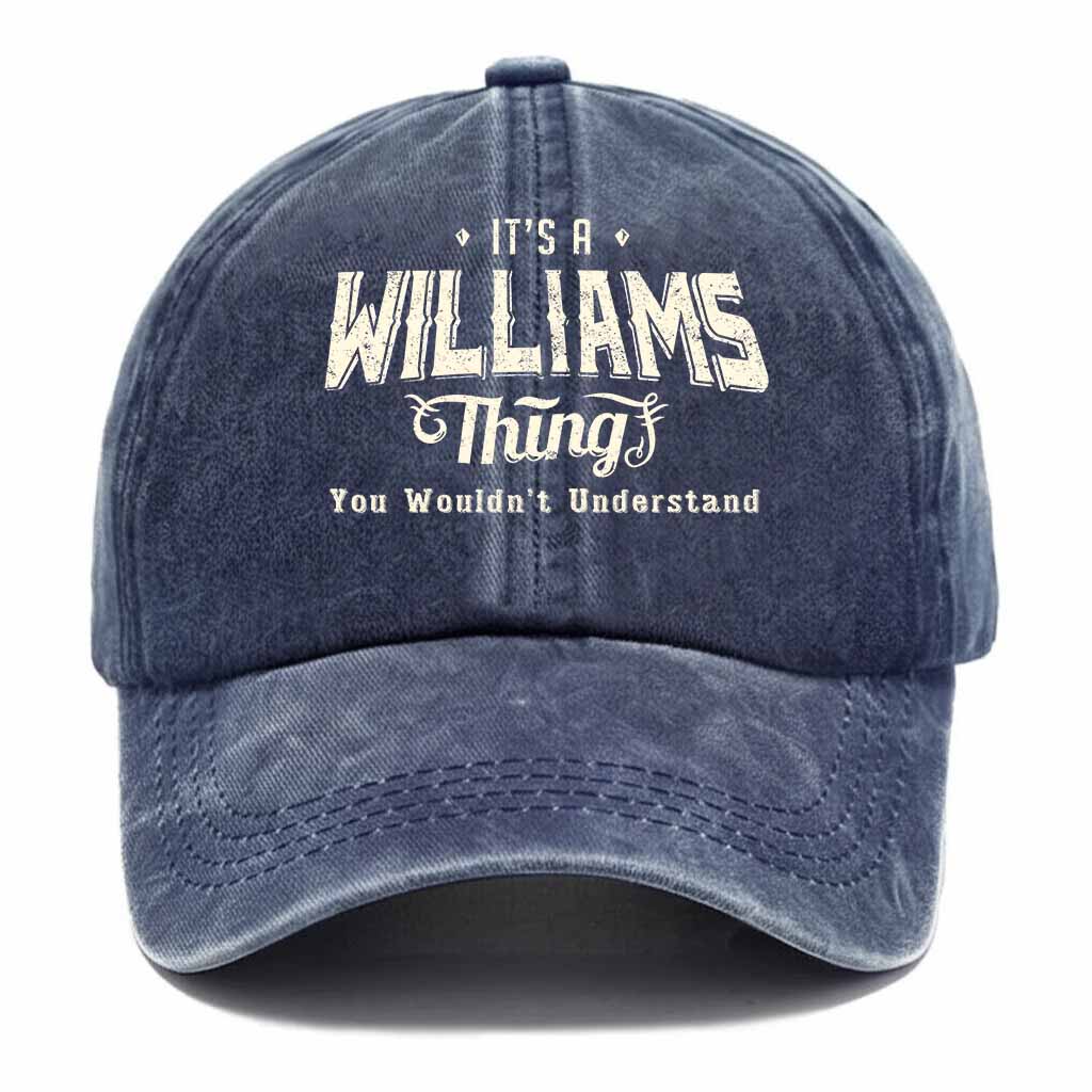 Williams Thing Washed Baseball Cap