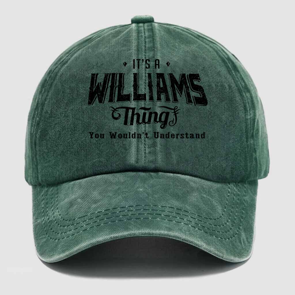 Williams Thing Washed Baseball Cap