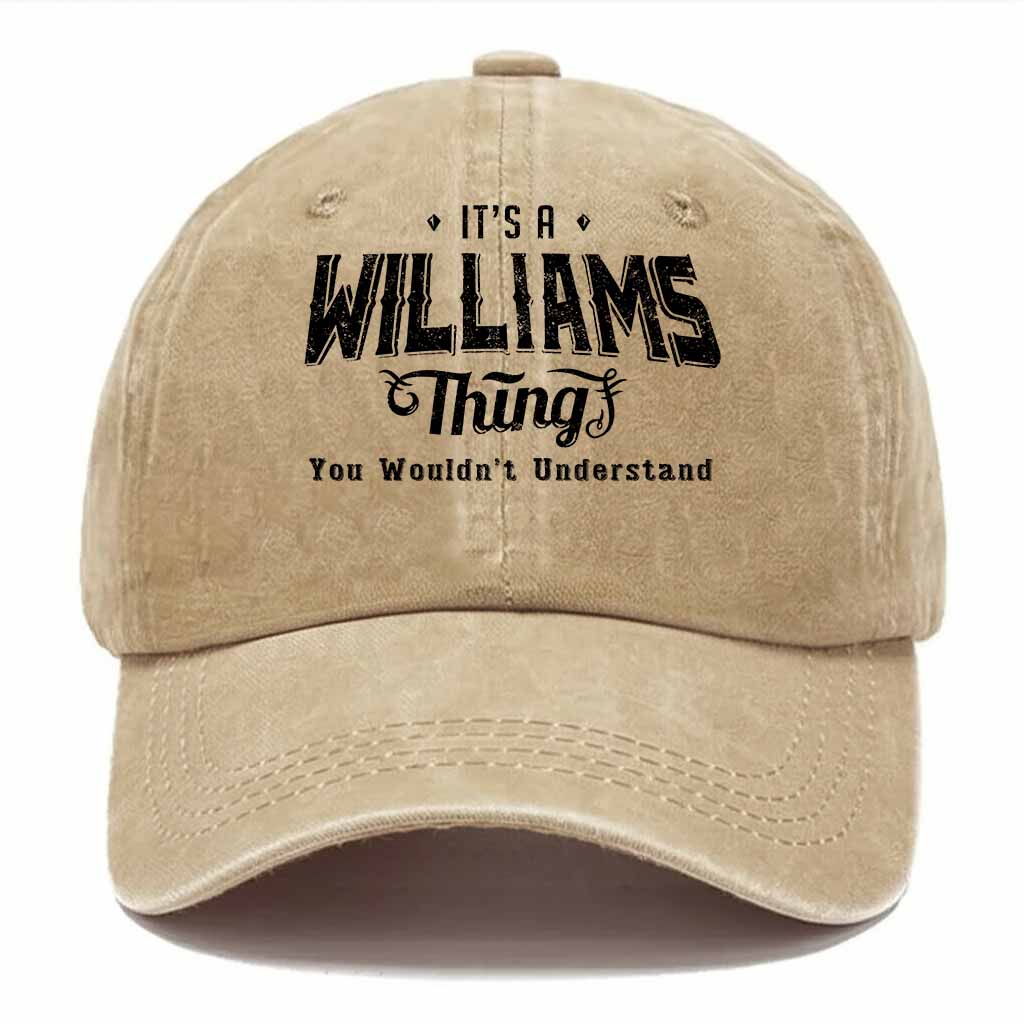Williams Thing Washed Baseball Cap