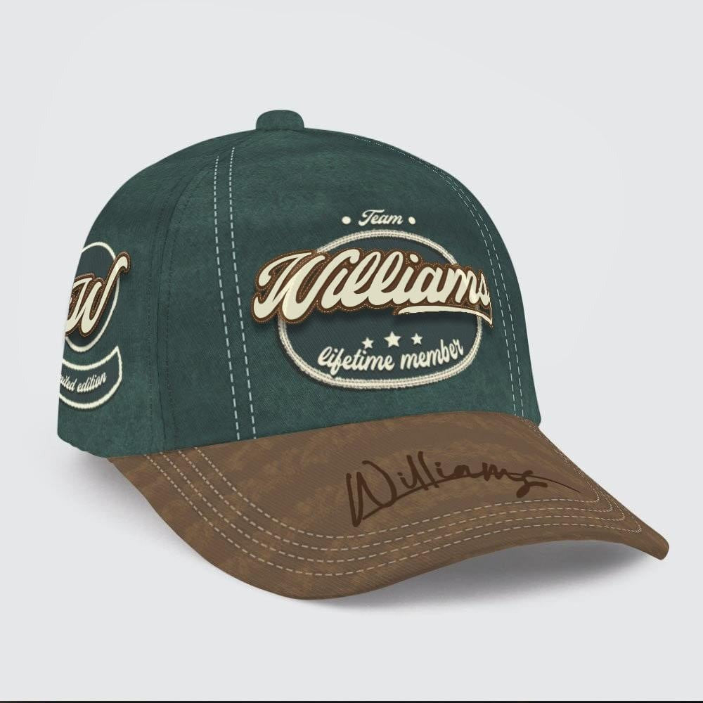 Williams Vintage Lifetime Member Baseball Cap