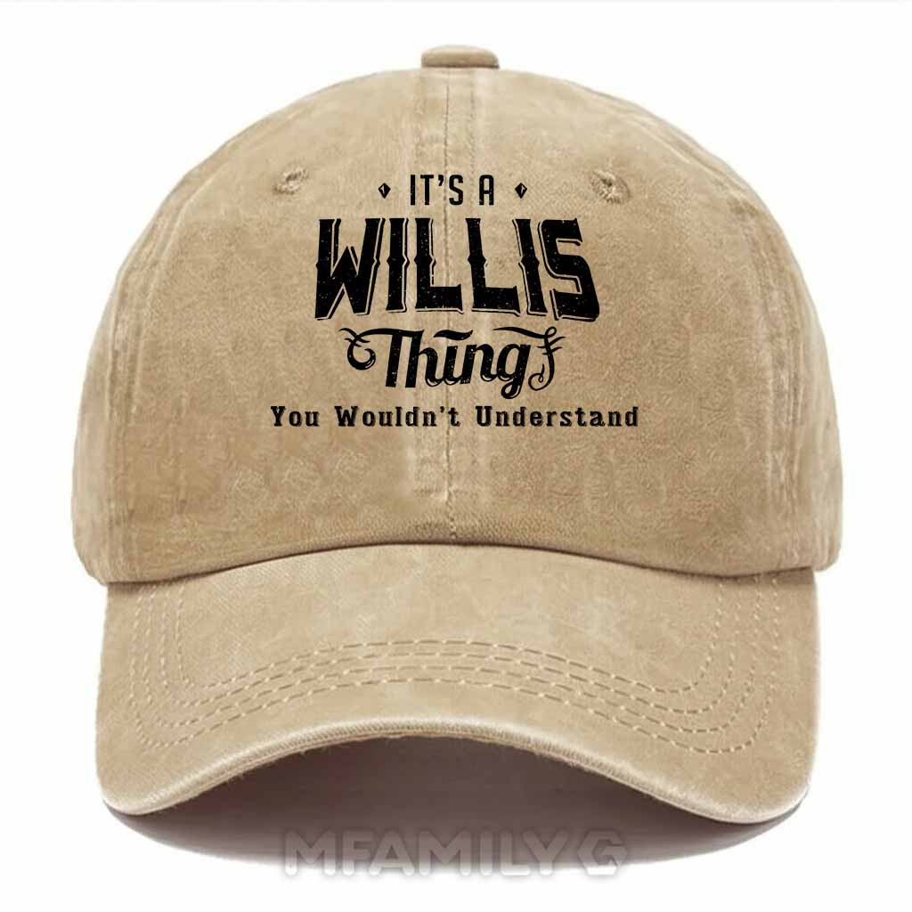 Willis Thing Washed Baseball Cap