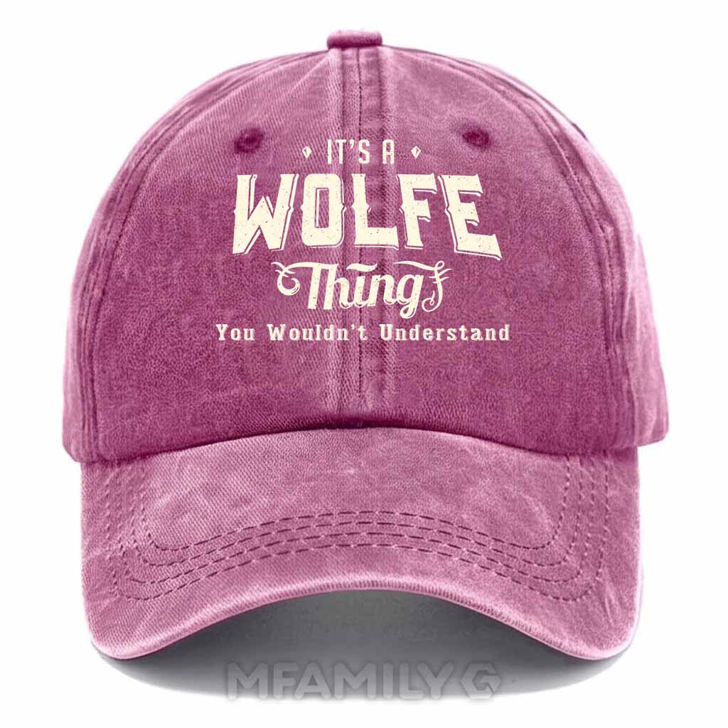Wolfe Thing Washed Baseball Cap