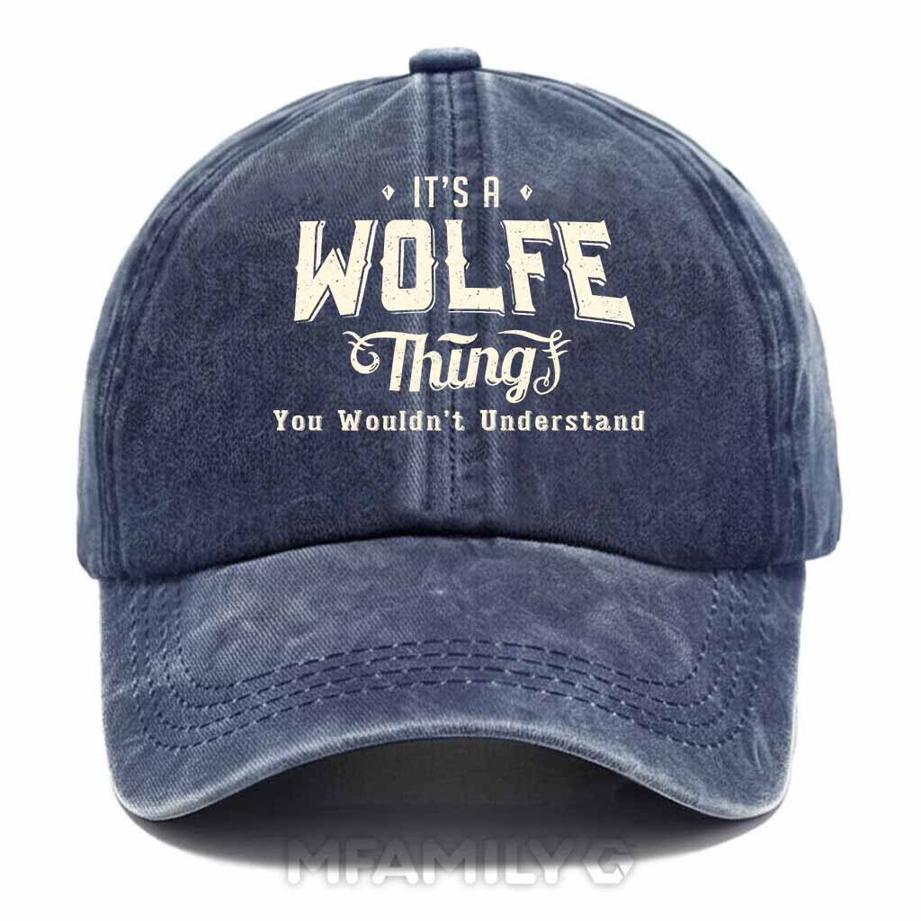 Wolfe Thing Washed Baseball Cap
