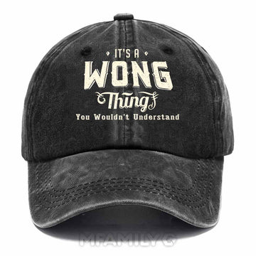 Wong Thing Washed Baseball Cap