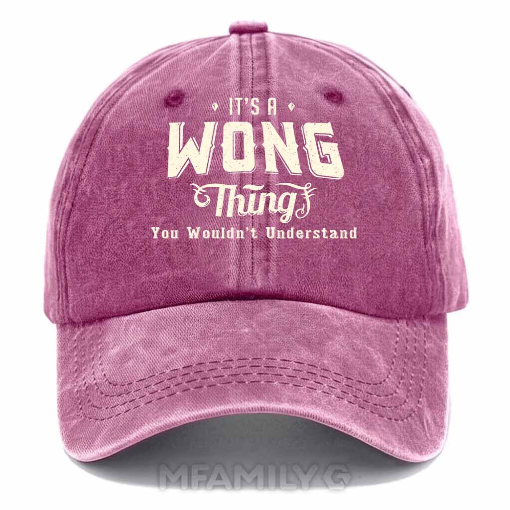 Wong Thing Washed Baseball Cap