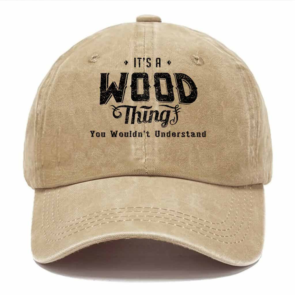 Wood Thing Washed Baseball Cap