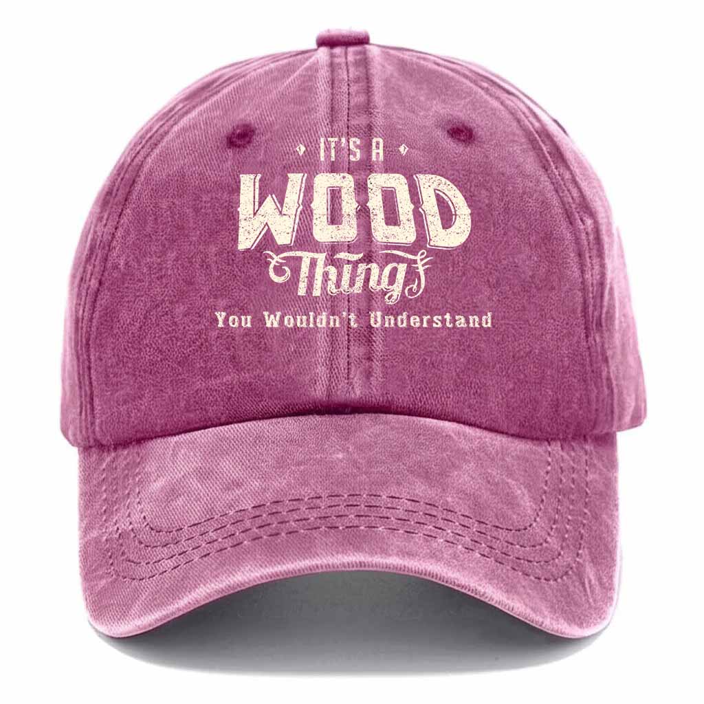 Wood Thing Washed Baseball Cap
