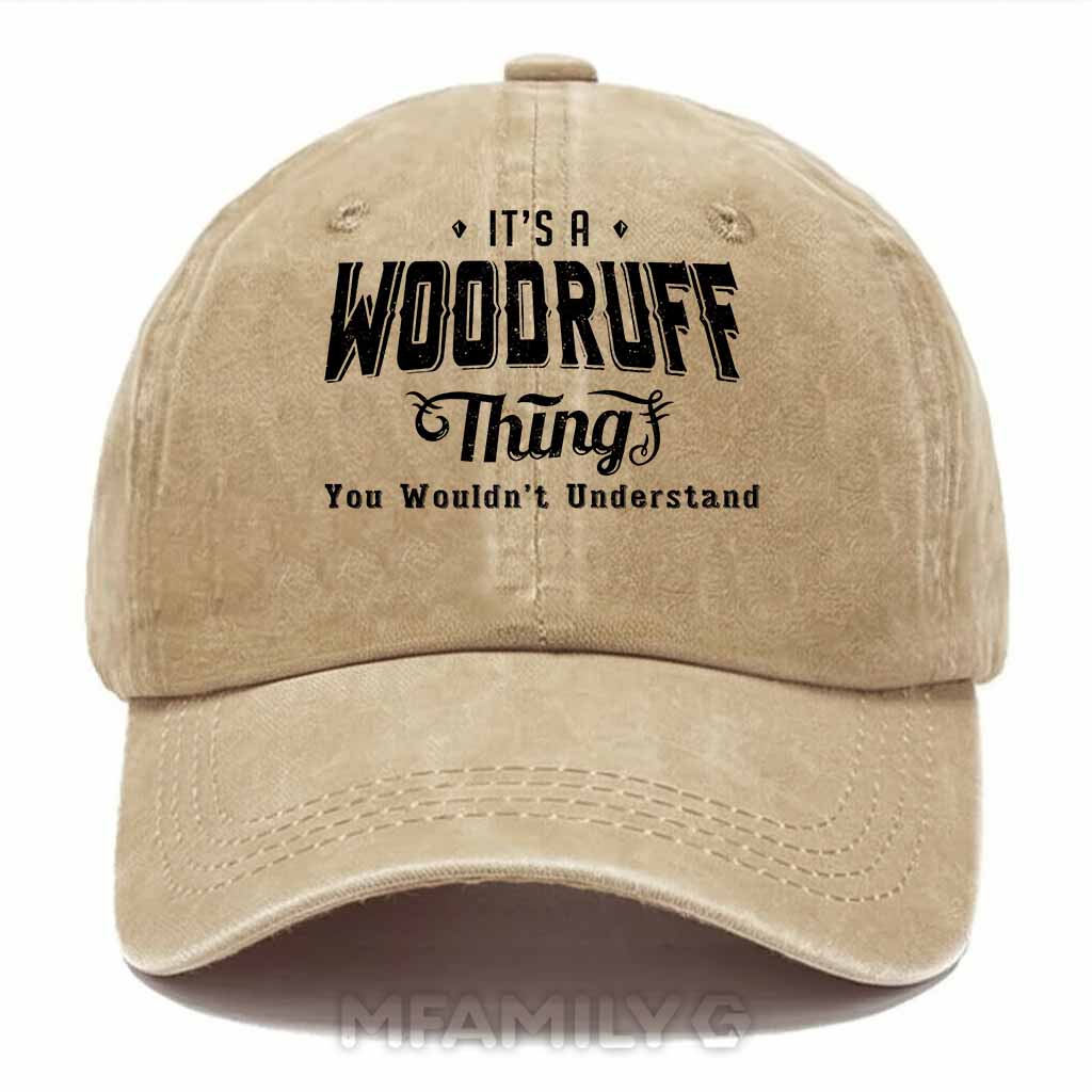 Woodruff Thing Washed Baseball Cap