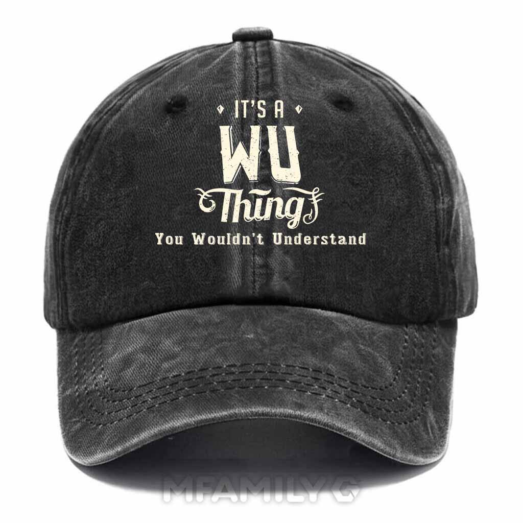 Wu Thing Washed Baseball Cap