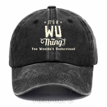 Wu Thing Washed Baseball Cap
