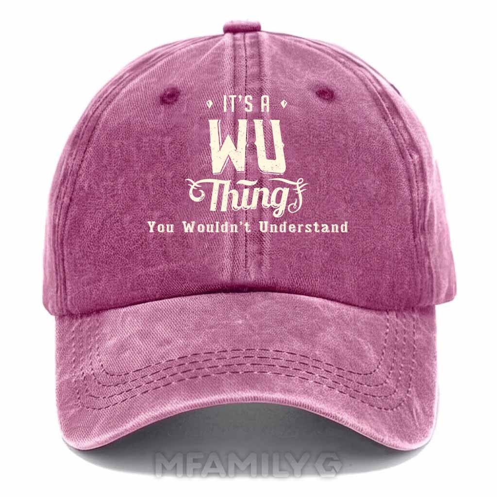 Wu Thing Washed Baseball Cap