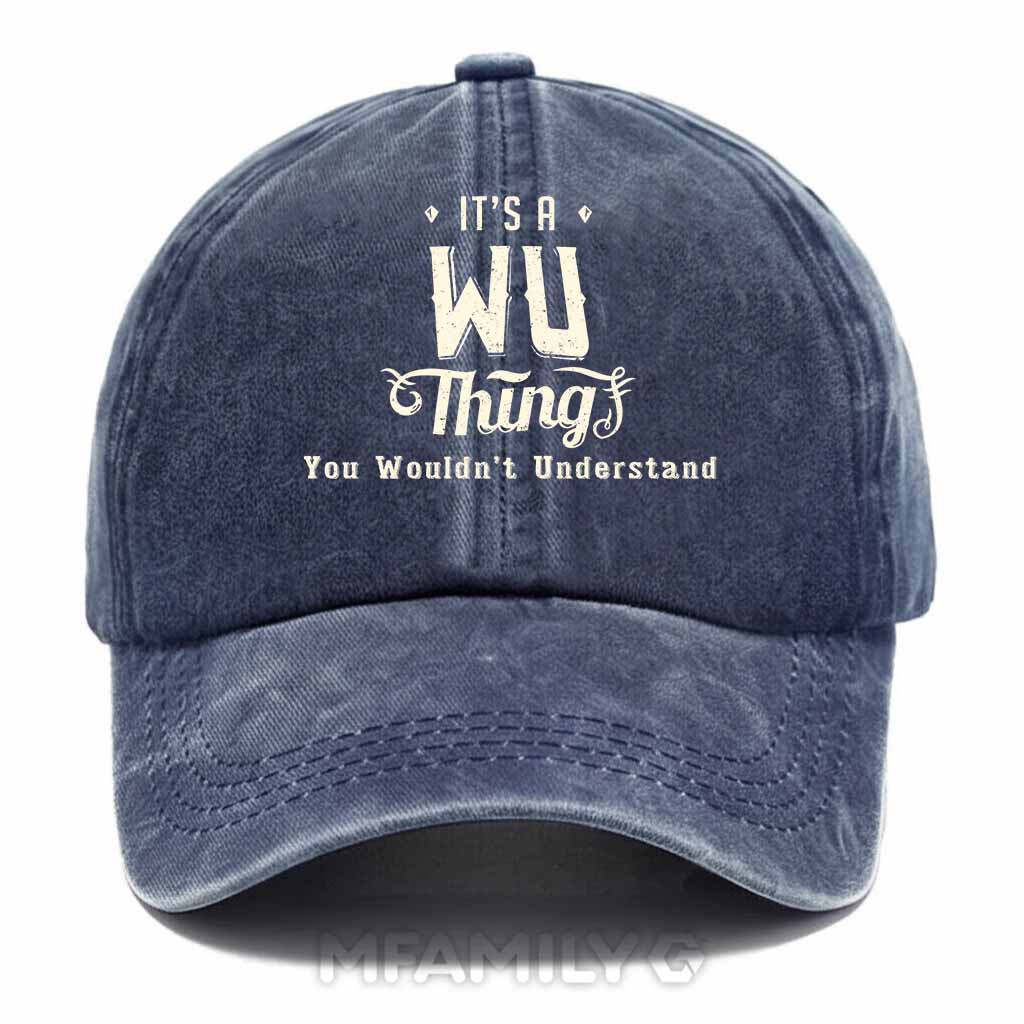 Wu Thing Washed Baseball Cap