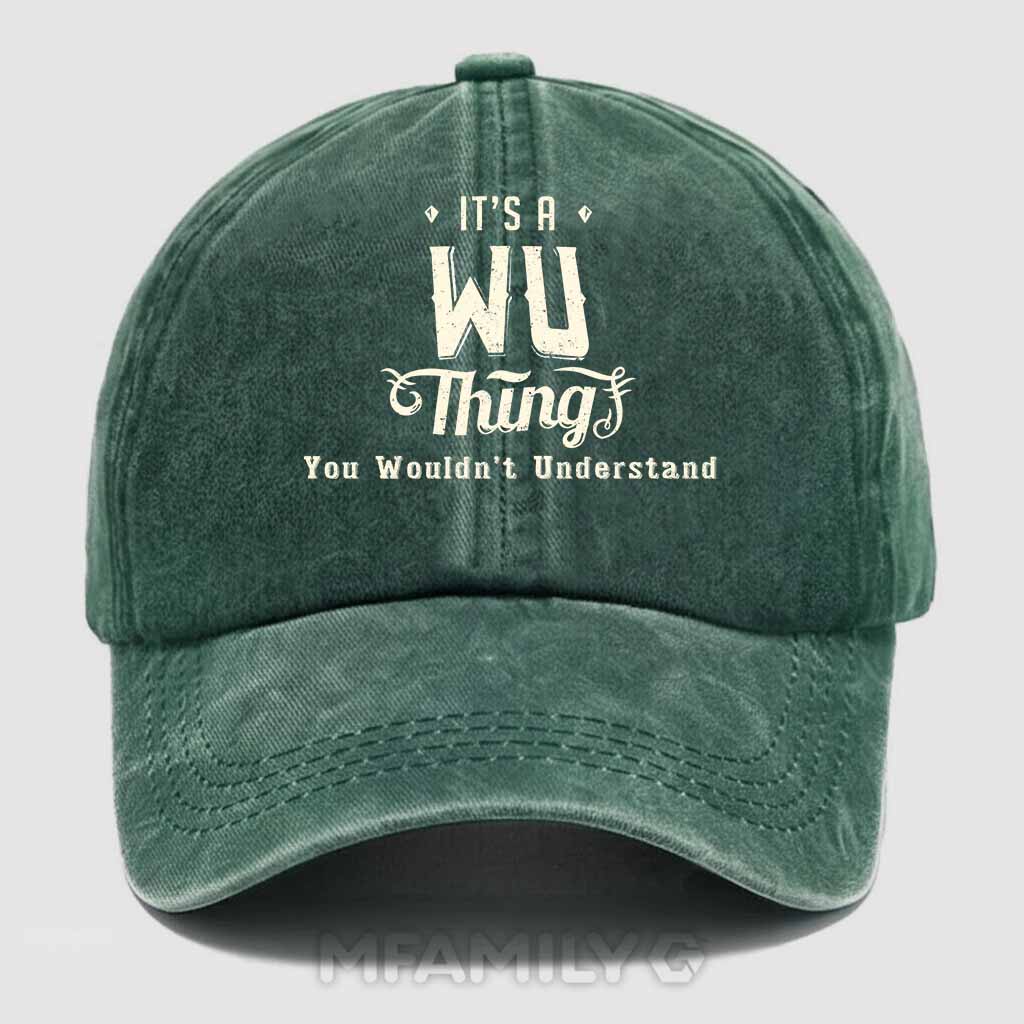 Wu Thing Washed Baseball Cap