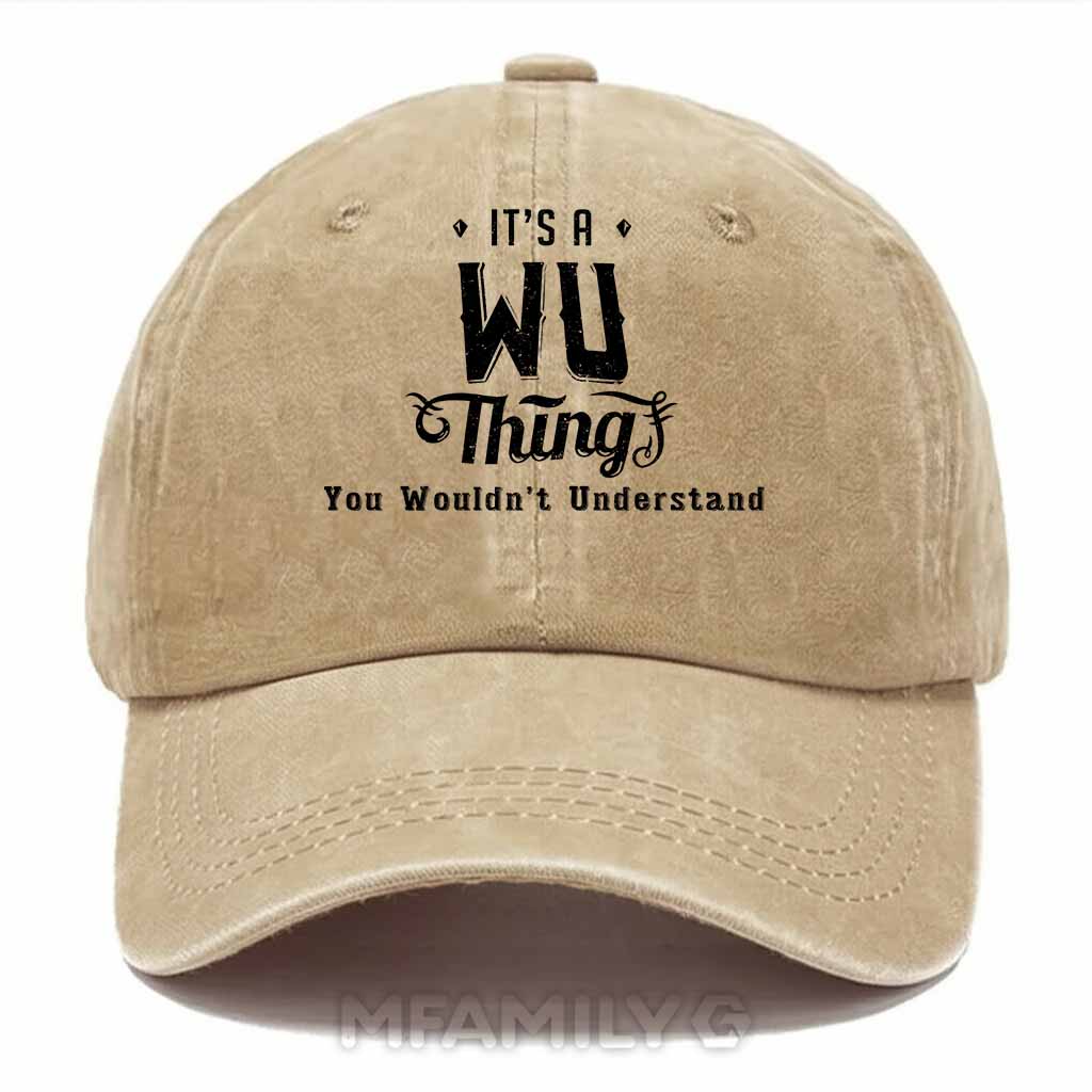 Wu Thing Washed Baseball Cap
