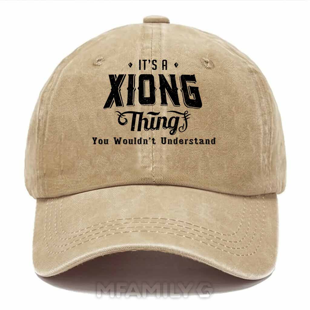 Xiong Thing Washed Baseball Cap