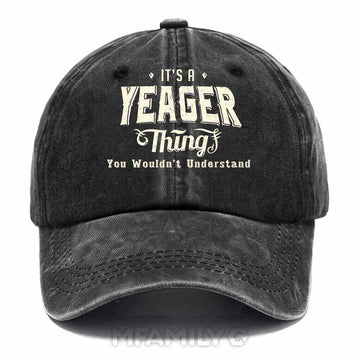 Yeager Thing Washed Baseball Cap