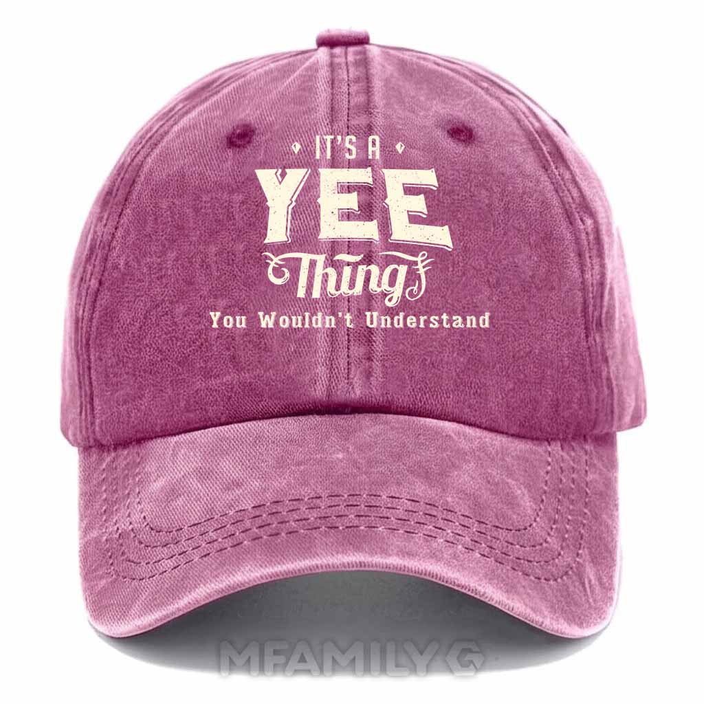 Yee Thing Washed Baseball Cap
