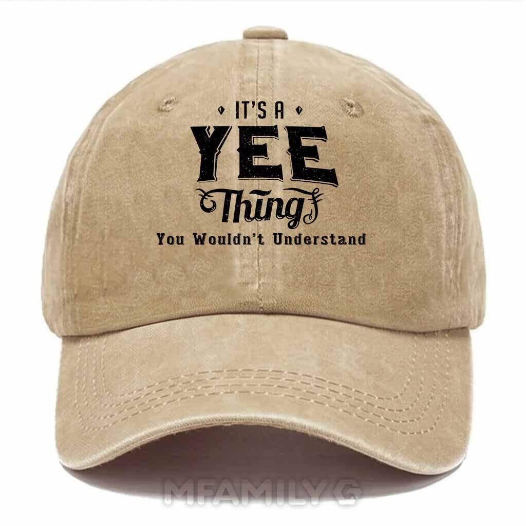 Yee Thing Washed Baseball Cap