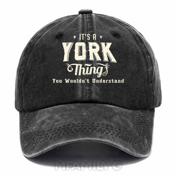 York Thing Washed Baseball Cap
