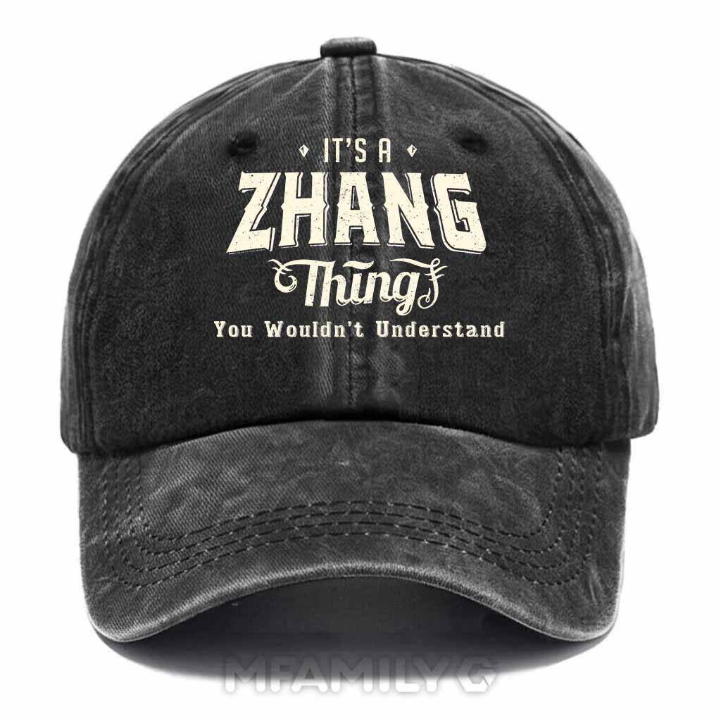 Zhang Thing Washed Baseball Cap