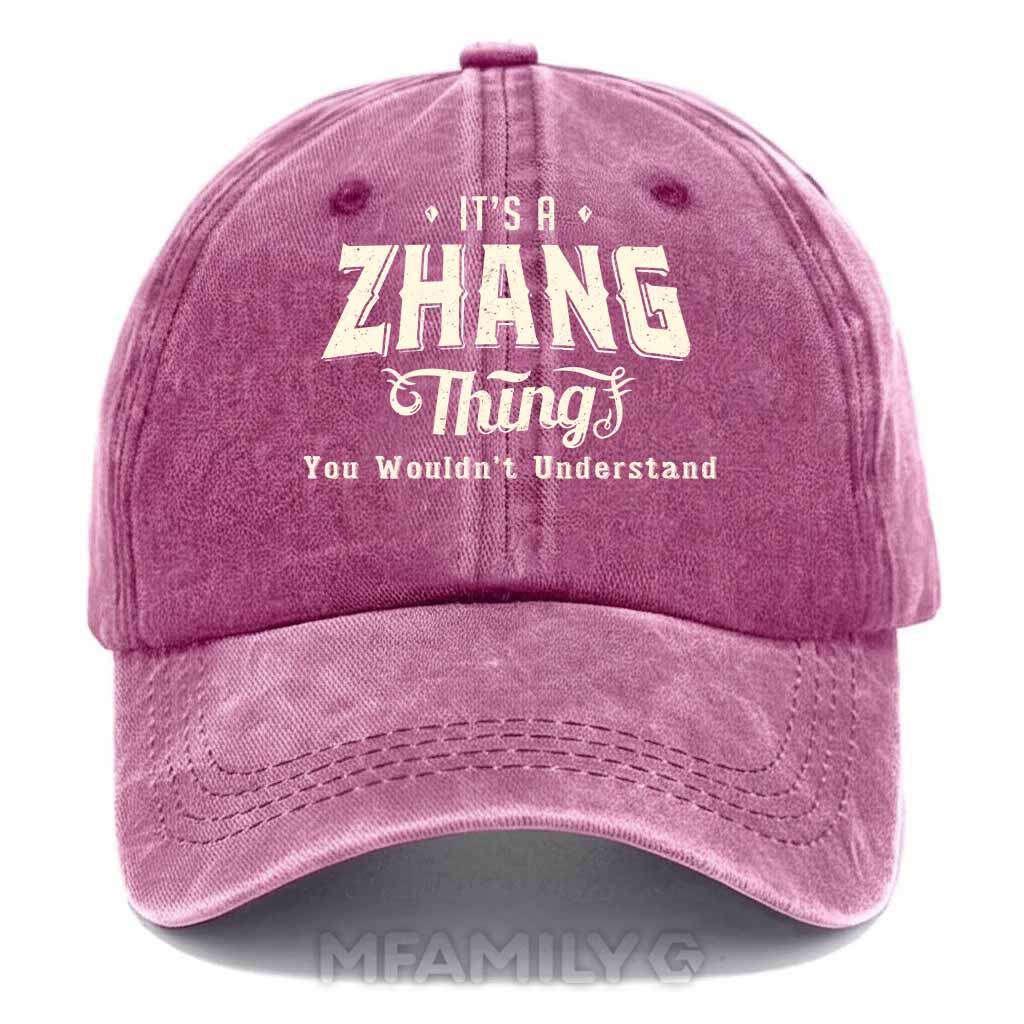 Zhang Thing Washed Baseball Cap