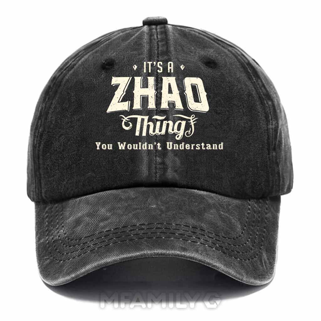 Zhao Thing Washed Baseball Cap