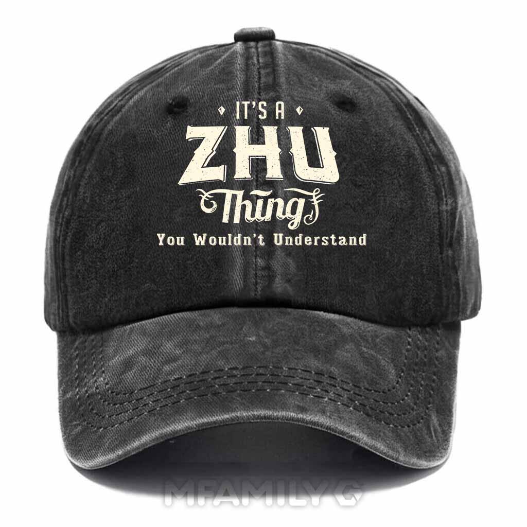 Zhu Thing Washed Baseball Cap