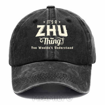 Zhu Thing Washed Baseball Cap