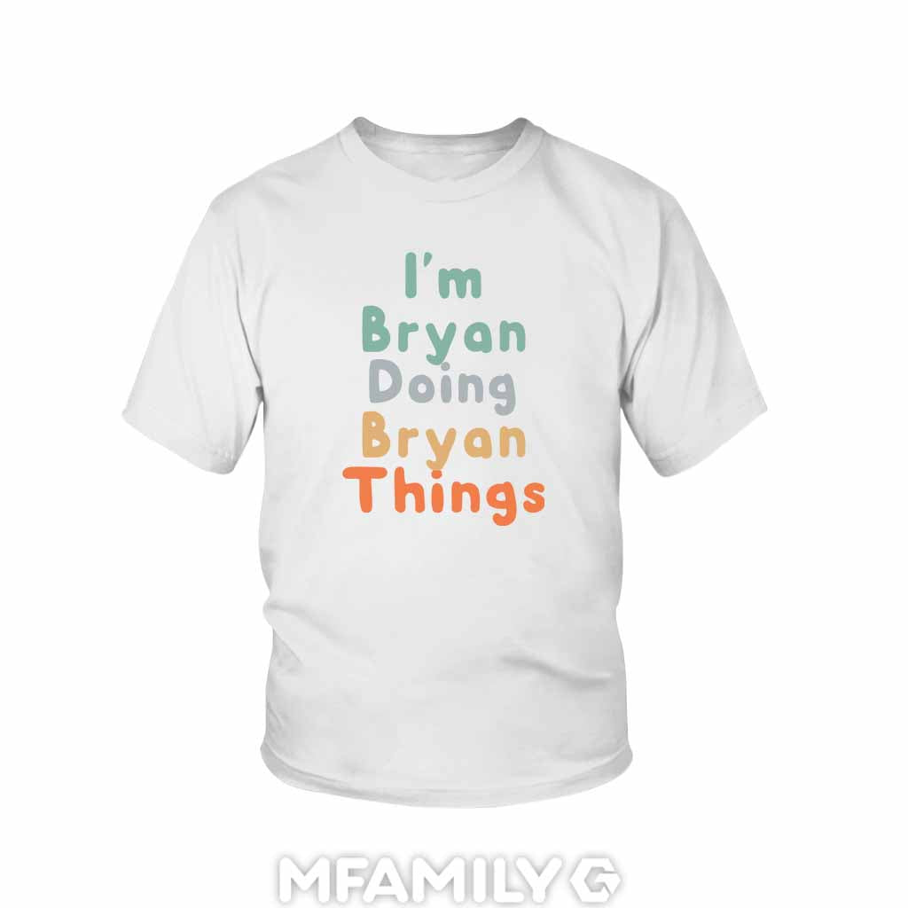 Bryan Doing Things Youth T-Shirt