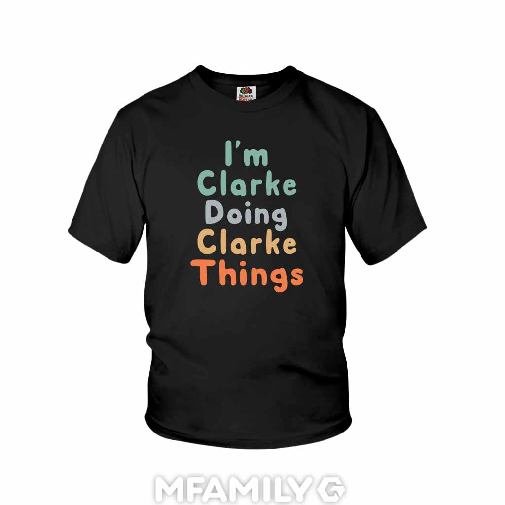 Clarke Doing Things Youth T-Shirt