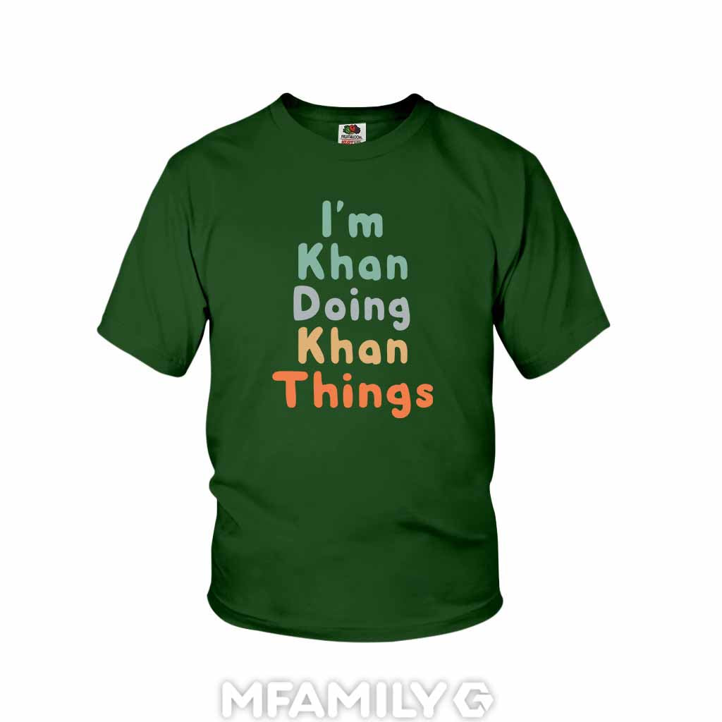 Khan Doing Things Youth T-Shirt