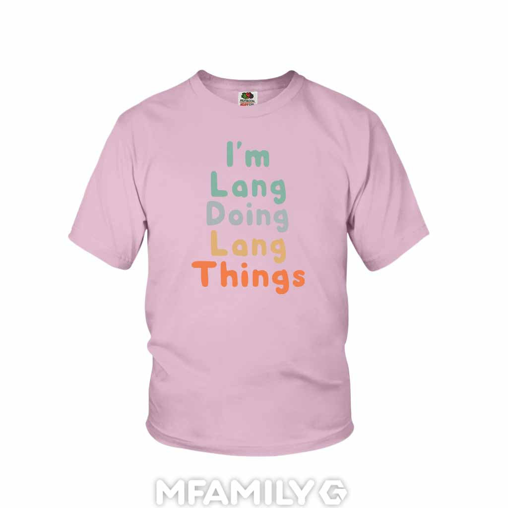 Lang Doing Things Youth T-Shirt