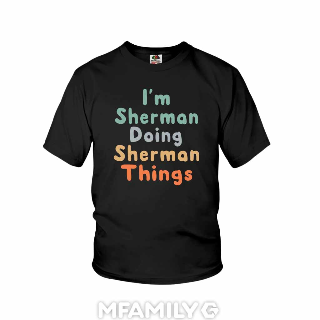 Sherman Doing Things Youth T-Shirt