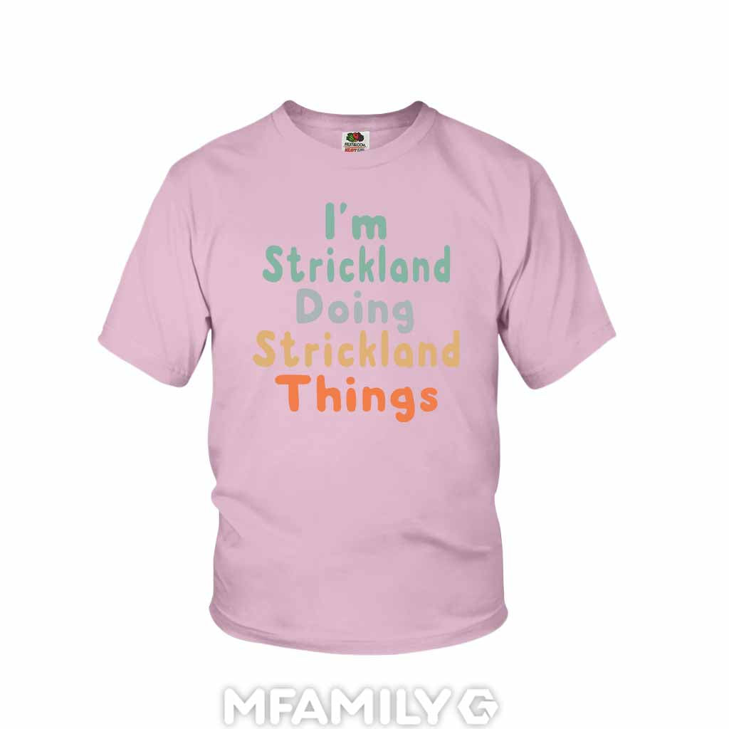 Strickland Doing Things Youth T-Shirt