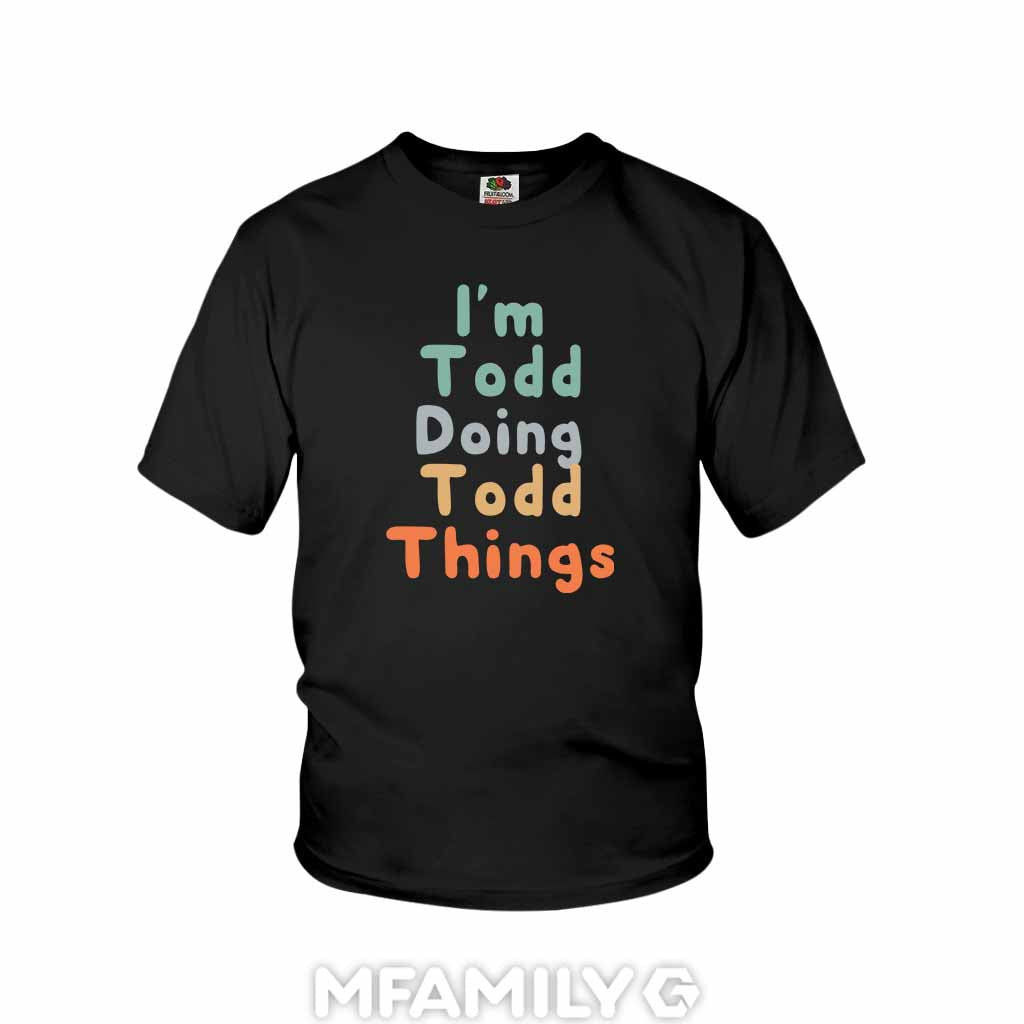 Todd Doing Things Youth T-Shirt