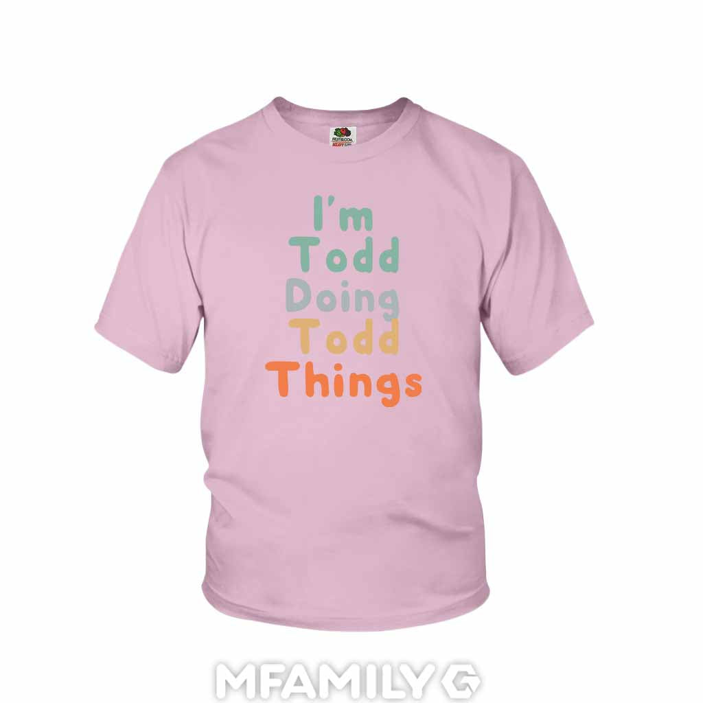 Todd Doing Things Youth T-Shirt
