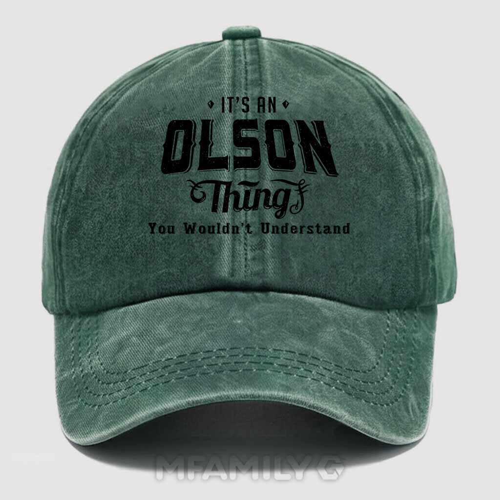 Olson Thing Washed Baseball Cap
