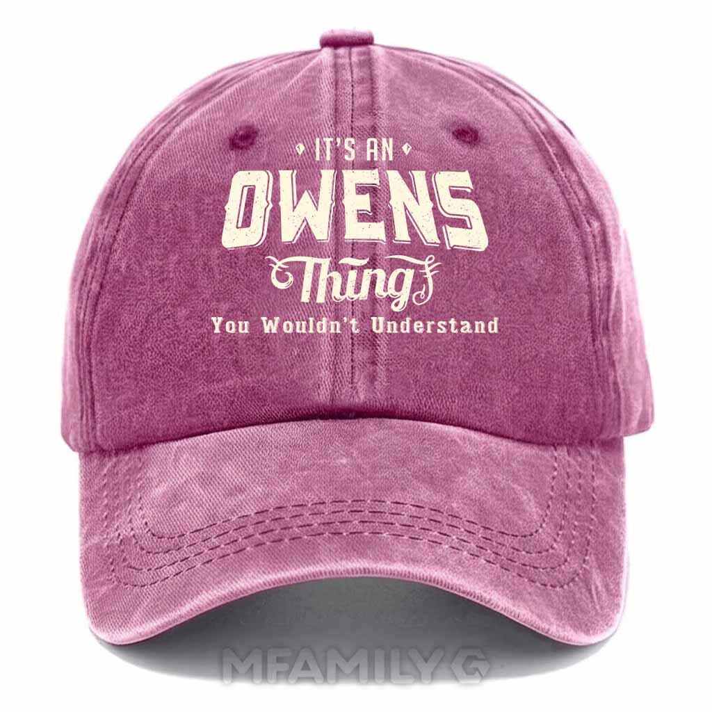 Owens Thing Washed Baseball Cap